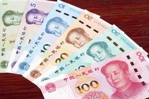 Chinese money a business background photo