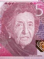 Maria Rostworowski a portrait from Peruvian money photo