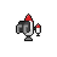 jetpack in pixel art style vector