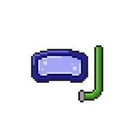 diving tool in pixel art style vector