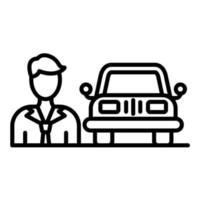 Used Car Dealership vector icon