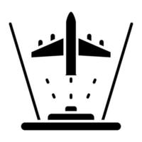 Ar Flight Training vector icon