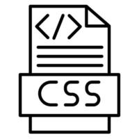 css código vector icono