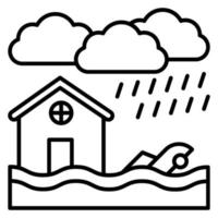 Flood vector icon