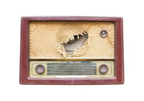 vieja radio vintage foto