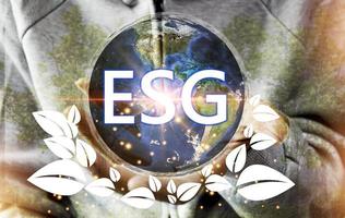 esg es un sostenible corporativo desarrollo concepto ese soportes para ambiente, social, y gobernancia. esg es actualmente popular con inversores alrededor el mundo hoy. foto