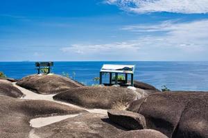 anse mayor naturaleza sendero ver punto silueta y norte isla foto