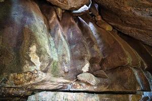 Anse major nature trail inside the granite rock cave , Mahe Seychelles photo