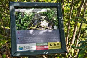 Mahe, Seychelles 15.03.2023 Anse major nature trail Wild vanilla information board photo