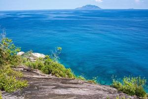 anse mayor naturaleza sendero ver punto silueta y norte isla foto