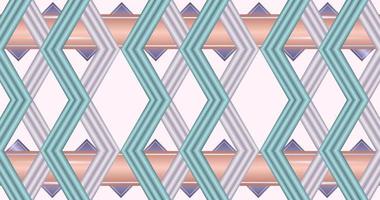 Abstract geometric background in spring color vector