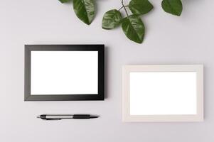 blank picture frame photo