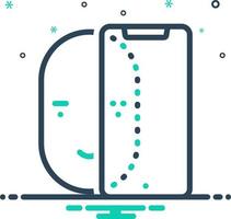 mix icon for recognize vector
