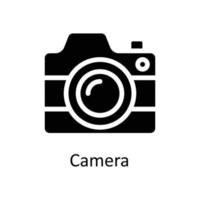 Camera Vector  Solid Icons. Simple stock illustration stock