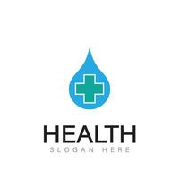 Medical Cross and Health Pharmacy Logo Vector Template