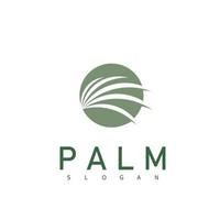 Luxury Palm Logo Template Vector