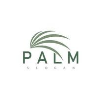 Luxury Palm Logo Template Vector