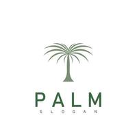 Luxury Palm Logo Template Vector