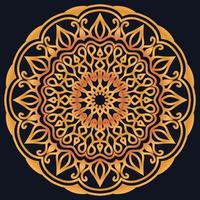 Decorative elements luxury ornament pattern gradient mandala design vector