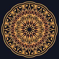 Decorative elements luxury ornament pattern gradient mandala design vector
