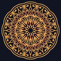 Decorative elements luxury ornament pattern gradient mandala design vector