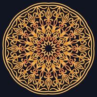 Decorative elements luxury ornament pattern gradient mandala design vector