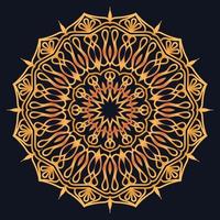 Decorative elements luxury ornament pattern gradient mandala design vector
