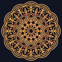 Decorative elements luxury ornament pattern gradient mandala design vector