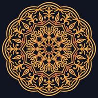 Decorative elements luxury ornament pattern gradient mandala design vector