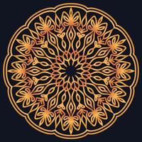 Decorative elements luxury ornament pattern gradient mandala design vector