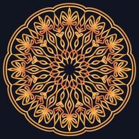 Decorative elements luxury ornament pattern gradient mandala design vector