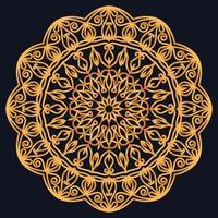 Decorative elements luxury ornament pattern gradient mandala design vector
