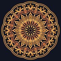 Decorative elements luxury ornament pattern gradient mandala design vector