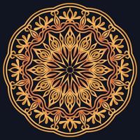 Decorative elements luxury ornament pattern gradient mandala design vector