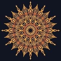 Decorative elements luxury ornament pattern gradient mandala design vector