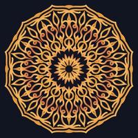 Decorative elements luxury ornament pattern gradient mandala design vector