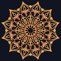 Decorative elements luxury ornament pattern gradient mandala design vector