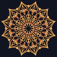 Decorative elements luxury ornament pattern gradient mandala design vector