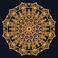 Decorative elements luxury ornament pattern gradient mandala design vector