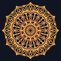 Decorative elements luxury ornament pattern gradient mandala design vector