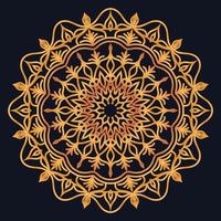 Decorative elements luxury ornament pattern gradient mandala design vector