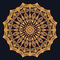 Decorative elements luxury ornament pattern gradient mandala design vector