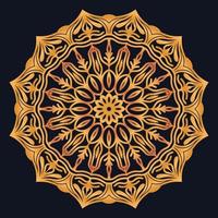 Decorative elements luxury ornament pattern gradient mandala design vector