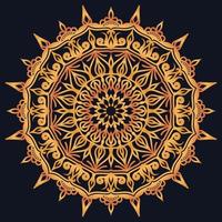 Decorative elements luxury ornament pattern gradient mandala design vector