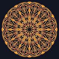 Decorative elements luxury ornament pattern gradient mandala design vector