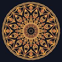Decorative elements luxury ornament pattern gradient mandala design vector