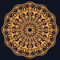 Decorative elements luxury ornament pattern gradient mandala design vector