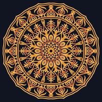 Decorative elements luxury ornament pattern gradient mandala design vector