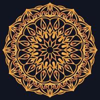 Decorative elements luxury ornament pattern gradient mandala design vector