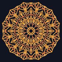 Decorative elements luxury ornament pattern gradient mandala design vector